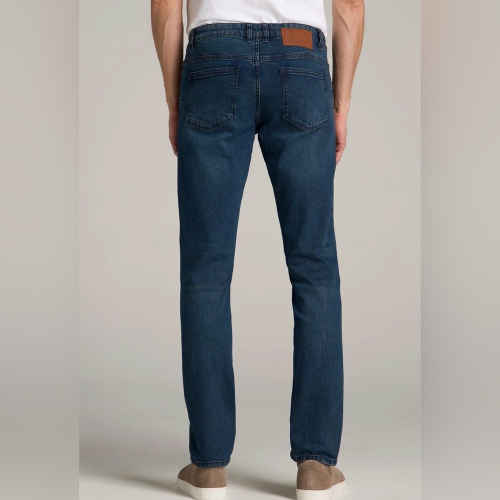 American Tall Men’s Carman Tapered Everyday Medium Wash Jeans Long Length 34 - Picture 8 of 15